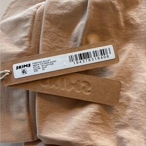 SKIMS Everyday Sculpt Shorts in Clay 3x